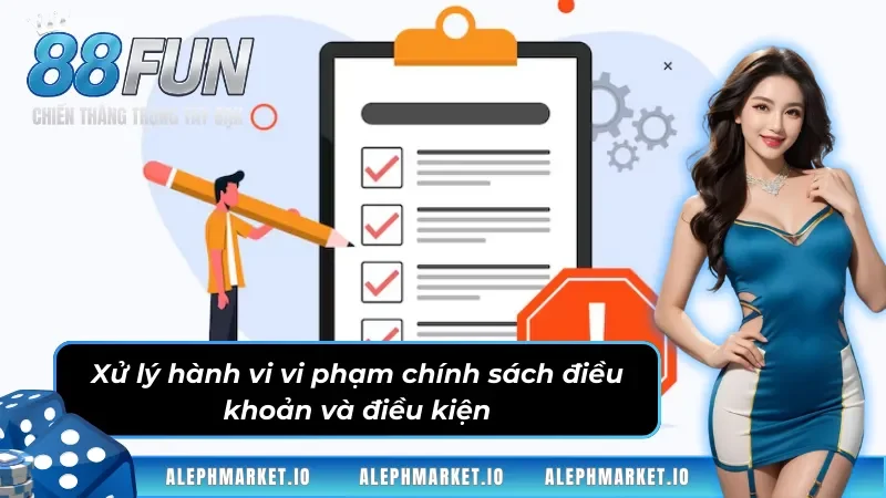 Xử lý hành vi vi phạm chính sách điều khoản điều kiện